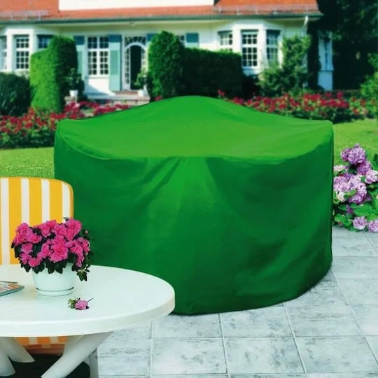 Rayen Waterproof Dining Table Cover 160x160x100cm in Green Color