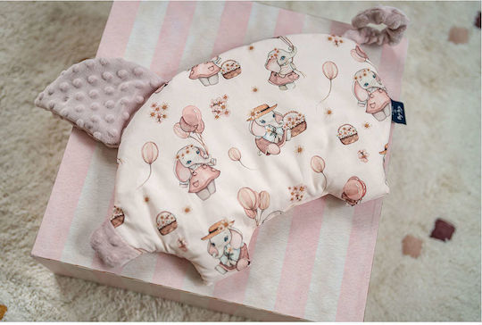 La Millou Pernă pentru bebeluși Sleepy pig Rossie-Smoke Rose 35x40buc La Millou Pernă pentru bebeluși Sleepy pig Rossie-Smoke Rose 35x40buc