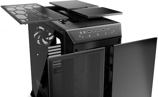 Be Quiet Dark Base Pro 901 Gaming Midi Tower Κουτί Υπολογιστή με Πλαϊνό Παράθυρο και RGB Φωτισμό Μαύρο