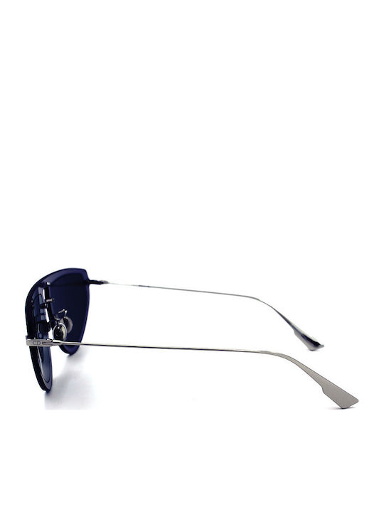 Dior Women's Sunglasses with Silver Frame and Silver Mirror Lens DIORULTIME2 8310T