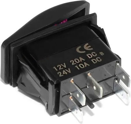 Switch Button Автомобилен превключвател за светлини 12V за Mitsubishi Вземане Червен