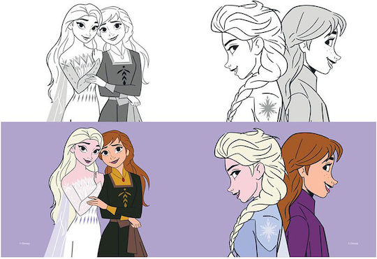 Disney Τετράδιο Ριγέ Β5 40 Φύλλων Believe In Yourself Μωβ