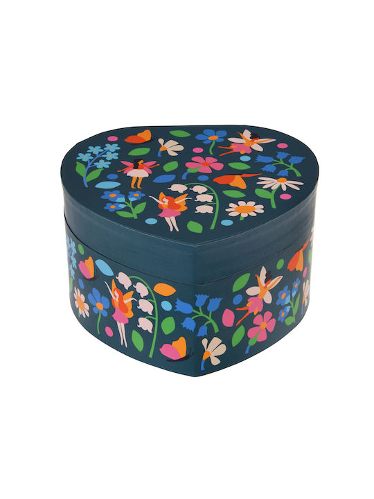 Rex London Copii caseta de bijuterii pentru copii Fairies in the Garden din Lemn 1buc 29297 Albastru