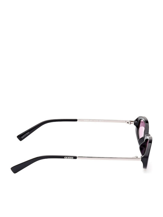 Guess Women's Sunglasses with Black Frame and Pink Lens GU8277 01Y