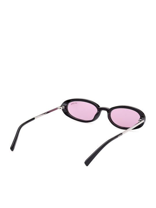 Guess Women's Sunglasses with Black Frame and Pink Lens GU8277 01Y