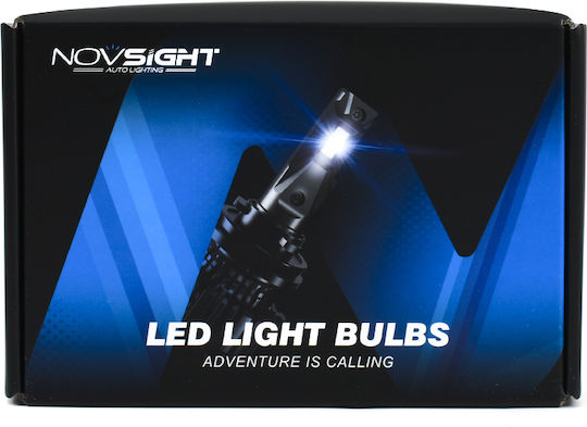 NovSight Λάμπες Αυτοκινήτου H7 LED 6500K Ψυχρό Λευκό 12V 60W 2τμχ