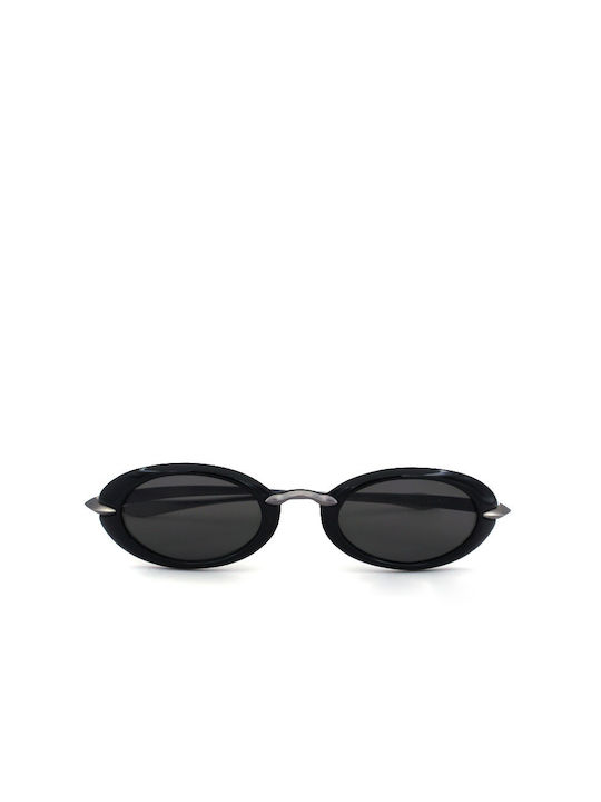 Mugler Women's Sunglasses with Black Frame and Black Lens 6504 02 C3