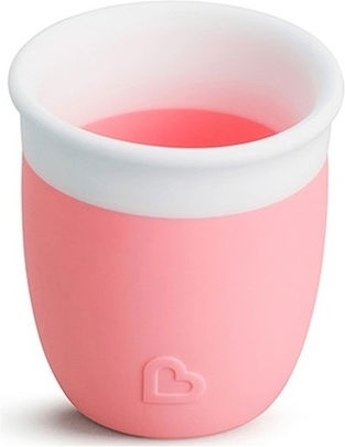 Munchkin Παιδικό Ποτηράκι C'est Silicone! από Σιλικόνη Ροζ 59ml για 4m+