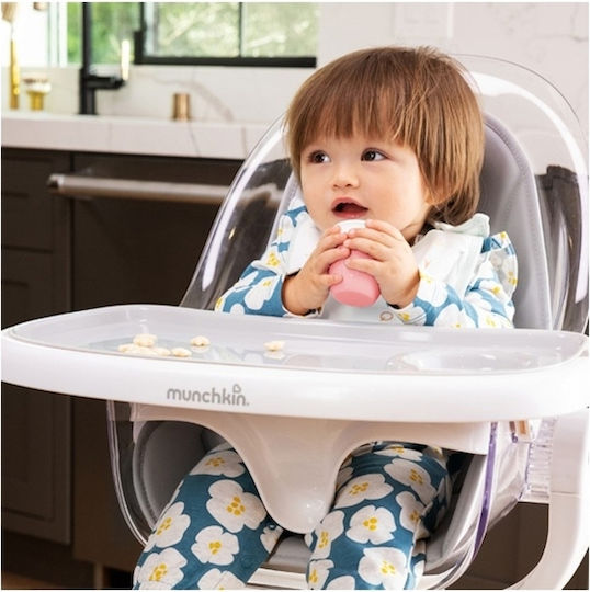 Munchkin Παιδικό Ποτηράκι C'est Silicone! από Σιλικόνη Ροζ 59ml για 4m+