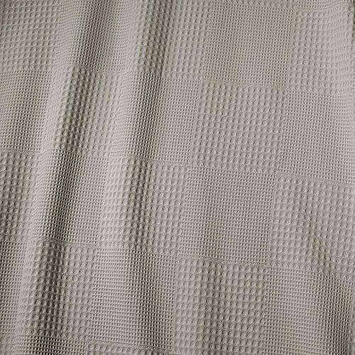 Cotton Linen Einzelhoteldecke Pique Beige 160x260cm 5Stück