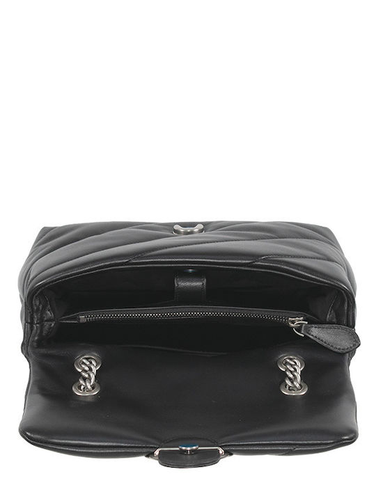 Leather Women's Bag Shoulder Black
