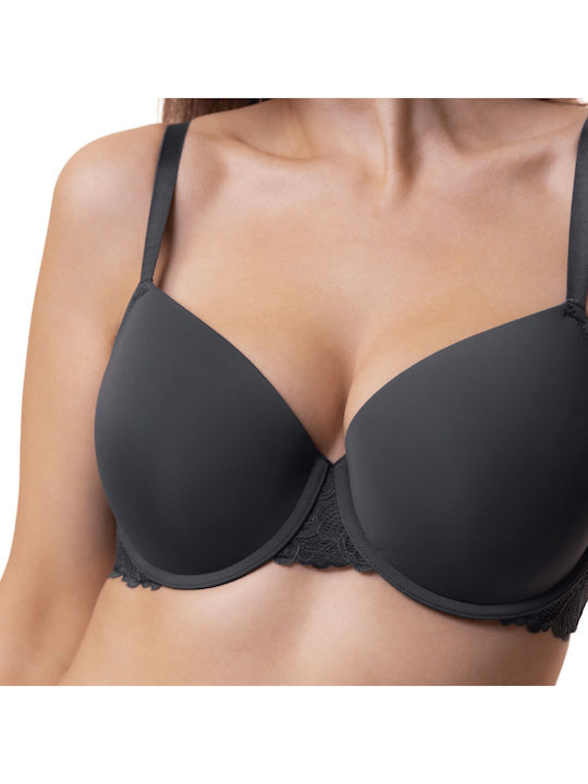 Jovie Bra with Light Padding Underwire Black/White