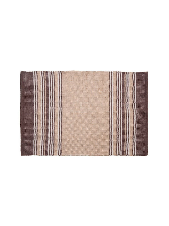 Viopros Τζούνο Rug Rectangular Summer from Jute Brown