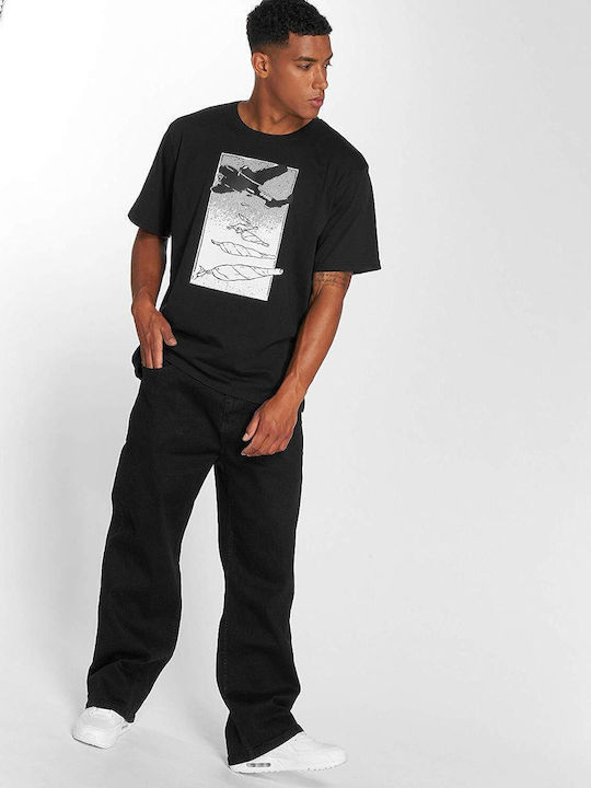 Men's Jeans Pants with Loose Baggy Fit Black