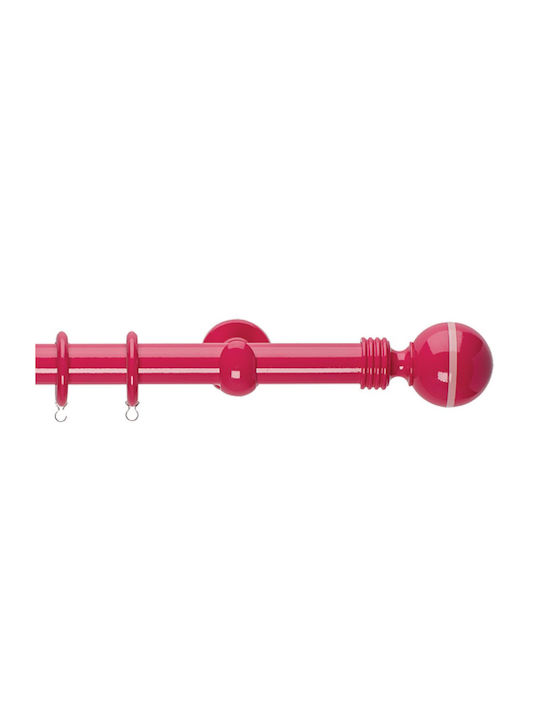 Zogometal Metallic Curtain Pole Color Pop Collection Single Φ25mm 40cm Fuchsia