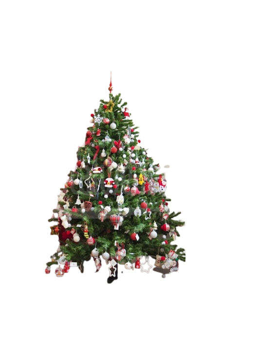 Weihnachtliche Girlande Plastik Rot 300cm 1Stück