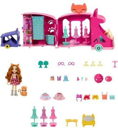 Mattel Glam Party Fashion Studio Enchantimals Truck For Age 4+ (Miscellaneous Designs)