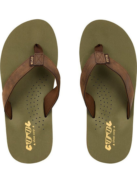 Ανδρικά Flip Flops Χακί