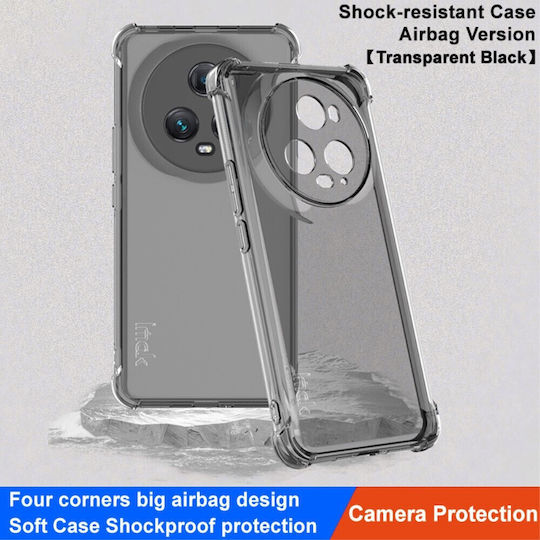 Imak Airbag Series Back Cover Σιλικόνης Μαύρο (Honor Magic5 Pro)