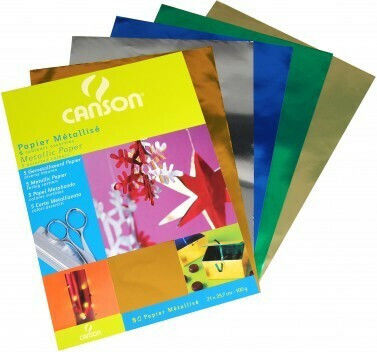 Canson Canson Cardboard Metallic A4 5 Sheets