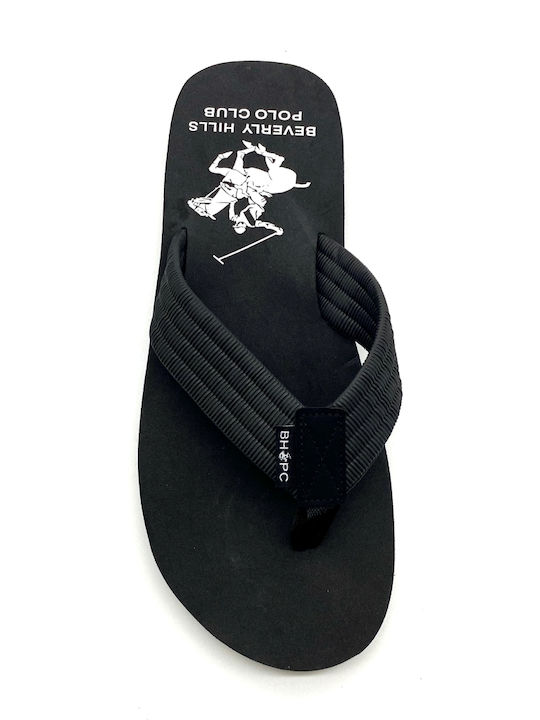 Polo Club 2480 Men's Flip Flops Black