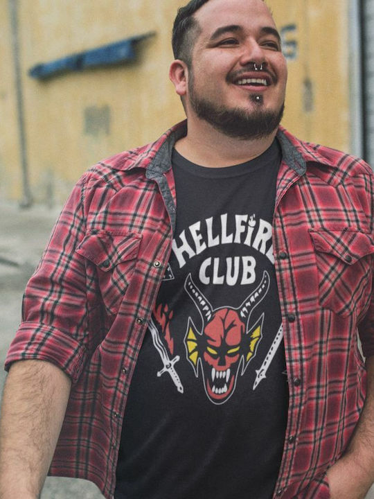 TKT plus T-shirt Hellfire Club Λευκό Βαμβακερό TKT plus T-shirt Hellfire Club Λευκό Βαμβακερό