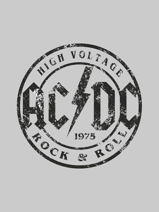 TKT Φούτερ AC/DC High Voltage σε Μαύρο χρώμα