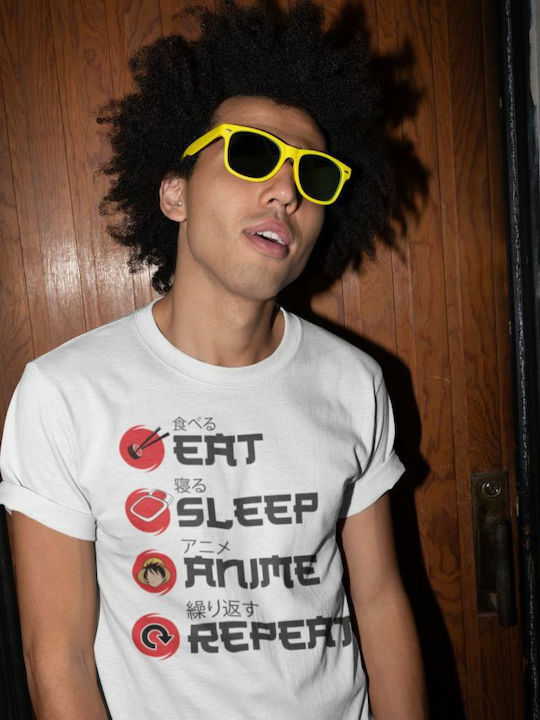 TKT Eat Sleep T-shirt White