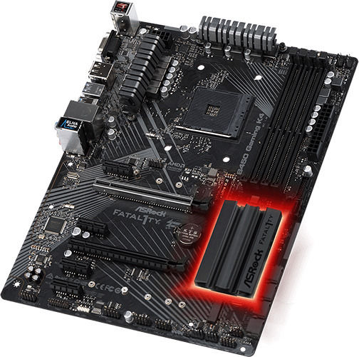 ASRock Fatal1ty B450 Gaming K4 Motherboard ATX με AMD AM4 Socket 90-MXB8A0-A0UAYZ