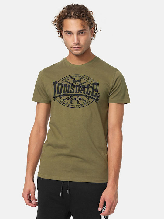 Lonsdale Pack Herren T-Shirt Kurzarm Schwarz