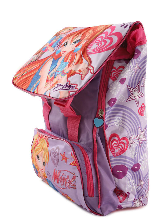 Winx School Bag Backpack Elementary, Elementary in Pink color