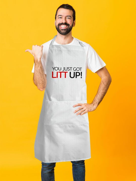 Koupakoupa Just Șorț de Bucătărie Albă KP_13507_APRON-BBQ-ADULT 1buc