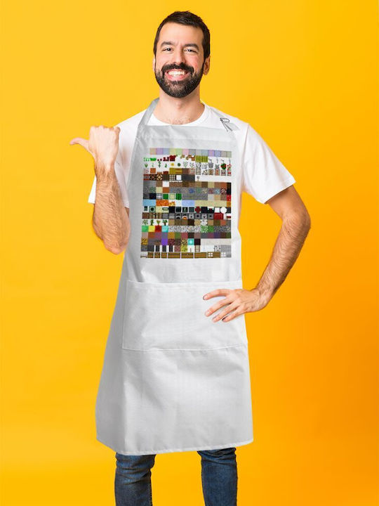 Koupakoupa Minecraft Apron White