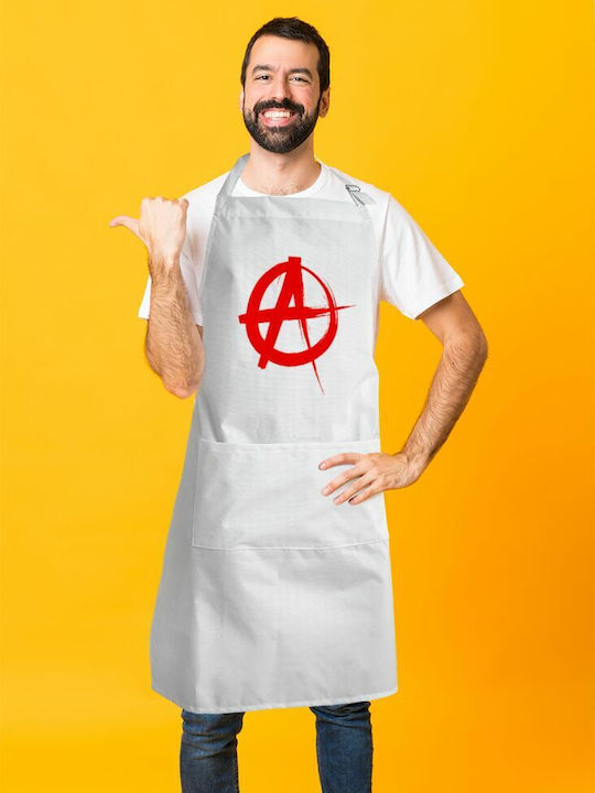 Koupakoupa Ποδιά Κουζίνας Λευκή KP_1073_APRON-BBQ-ADULT