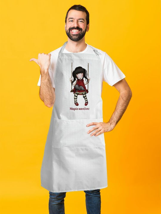 Koupakoupa Santoro Apron White