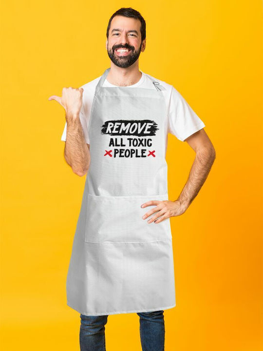 Koupakoupa all Șorț de Bucătărie Albă KP_11484_APRON-BBQ-ADULT 1buc