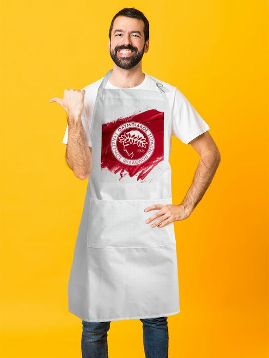 Koupakoupa Küchenschürze Weiß KP_7597_APRON-BBQ-ADULT 1Stück