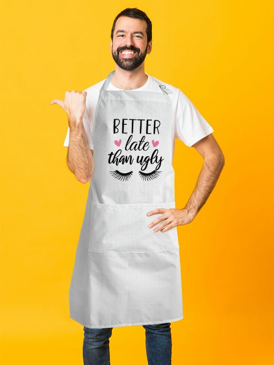 Koupakoupa Ποδιά Κουζίνας Λευκή KP_376_APRON-BBQ-ADULT