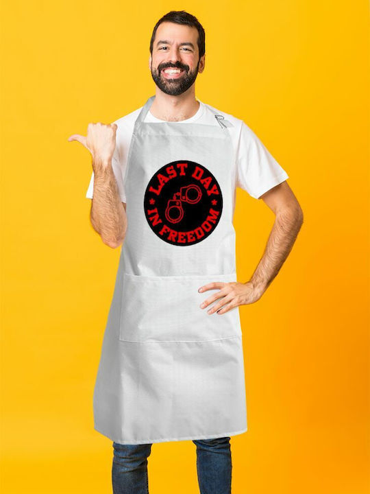 Koupakoupa day Ποδιά Κουζίνας Λευκή KP_358_APRON-BBQ-ADULT