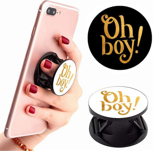 Koupakoupa Pop Socket Mobile Oh Baby Gold KP 2320 Pop Sockets Stand Black