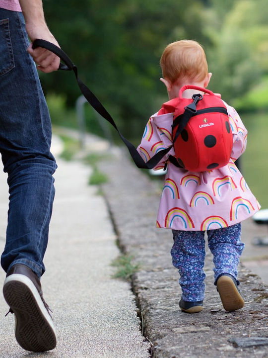 Littlelife Σχολική Τσάντα Πλάτης Νηπιαγωγείου Κόκκινη 14 x 14 x 23εκ