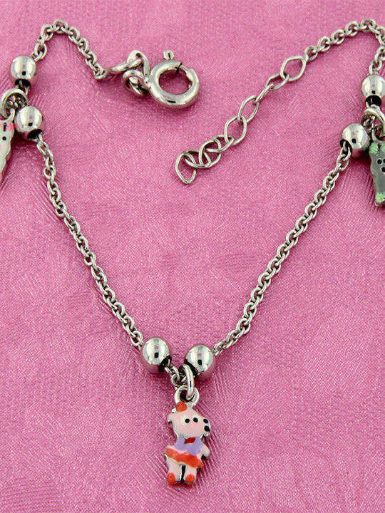 Ios Kinderarmband Kette aus Silber Ios Kinderarmband Kette aus Silber