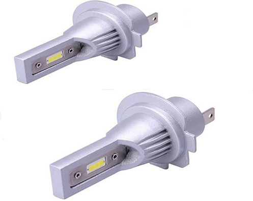 Ice Lampen Auto H4 LED 6500K Kaltes Weiß 12V 13W 2Stück