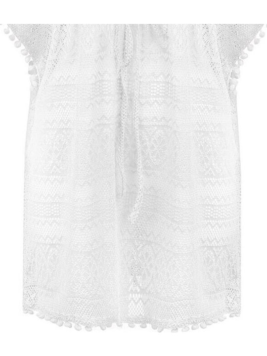 Children's Dress Lace White