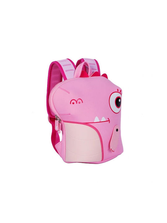 NOHOO Schulranzen Rucksack Kindergarten Rosa 24 x 8,5 x 25,5cm