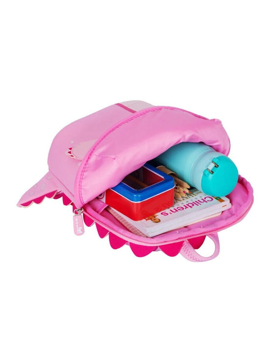 NOHOO Schulranzen Rucksack Kindergarten Rosa 24 x 8,5 x 25,5cm