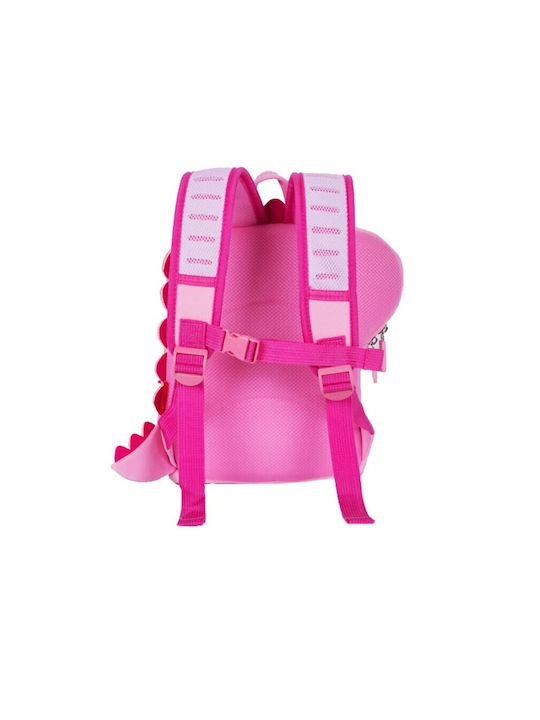NOHOO Schulranzen Rucksack Kindergarten Rosa 24 x 8,5 x 25,5cm