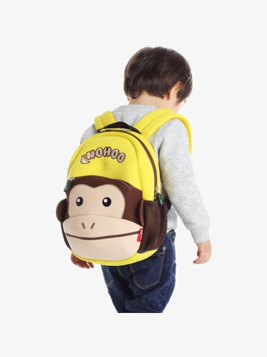 NOHOO Schulranzen Rucksack Kindergarten Gelbe 23 x 10,5 x 30,5cm