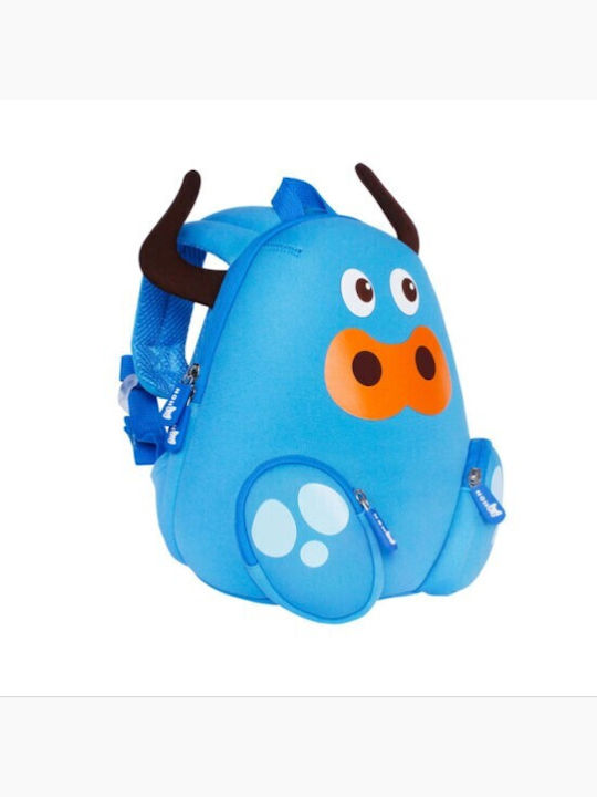 NOHOO Schulranzen Rucksack Kindergarten Hellblaue 21 x 11 x 25,5cm