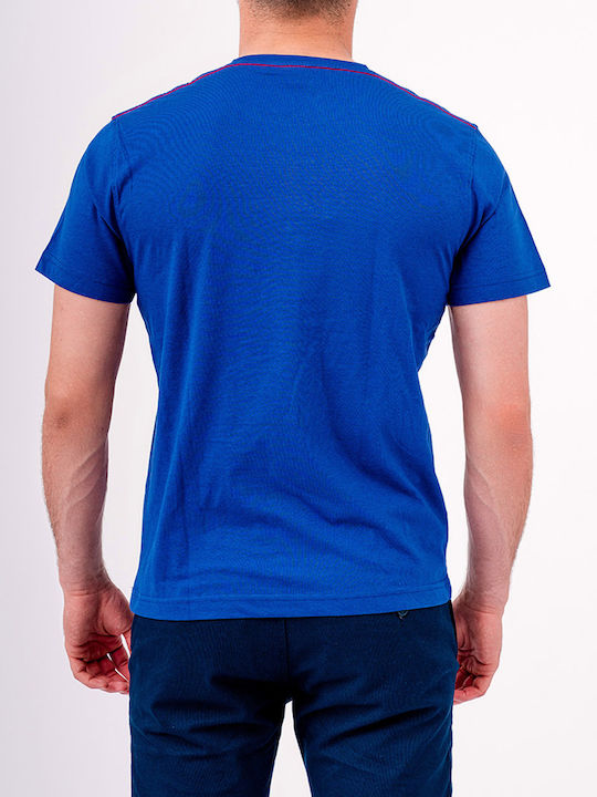 Ascot Men's Short Sleeve T-shirt Blue